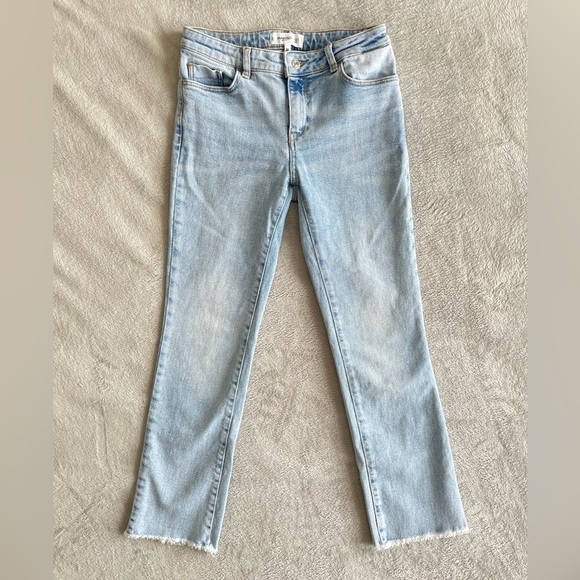 Mango Light Blue Straight Leg Jeans - Picture 5 of 14
